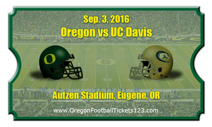 2016 Oregon Vs UC Davis