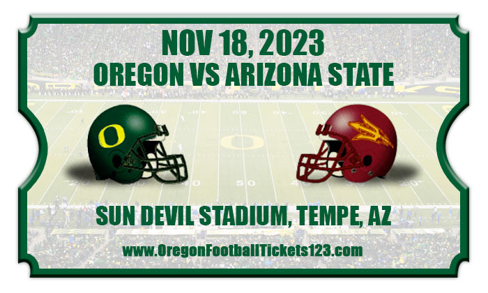 2023 Oregon Vs Arizona State