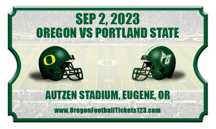 2023 Oregon Vs Portland State