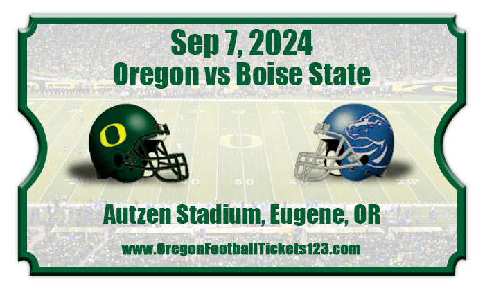 2024 Oregon Vs Boise State