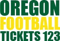 Oregon Football Tickets 123 Logo